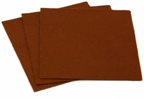Самозалепващи акрилна филцови тъкани с лепкава flipside, 12 квадратен лист, джинджифил