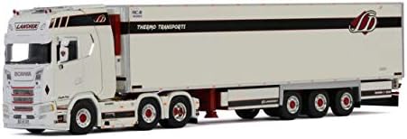за Рефрижераторного ремарке Scania Highline S CS20H 6X2 TWINSTEER за Landier 01-2994 1/50 МОНОЛИТЕН ПОД НАТИСКА на Модел на превозното средство Готов Камион