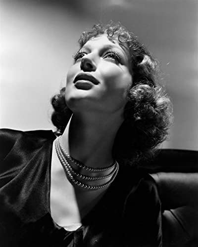 Бляскав портрет на Лорета Янг 1939 г. в студийни перлено ожерельях 8х10 снимка