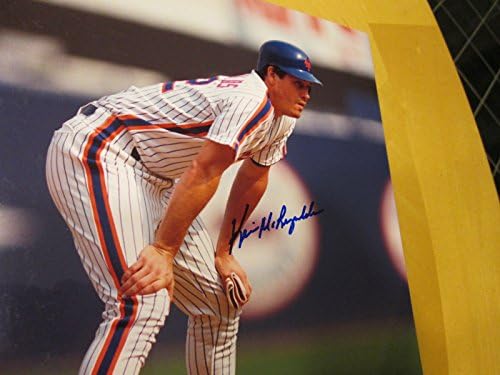 Бейзболна снимка Кевин Макрейнольдса с Автограф на Метс 8x10 - Гарантирана автентичност