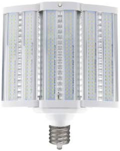 Led лампа в стил shoebox Satco S28937 с мощност 110 W с висок просвет за търговски приложения; Брой лампи 4