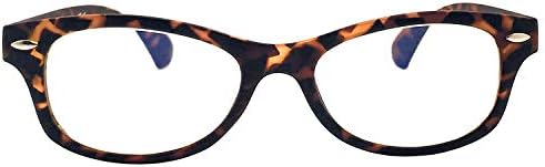 Очила EYE MD Classic Правоъгълна Синя Светли Женски Мъжки 48 мм (Черепаховые, 3,00)