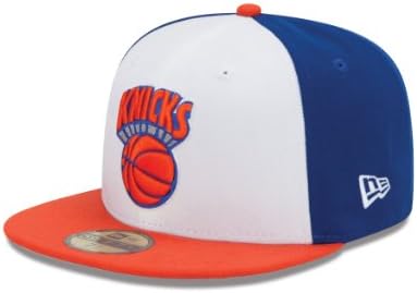 Бейзболна шапка на NBA New York Knicks White Front Basic 5950 Приталенная Отпред