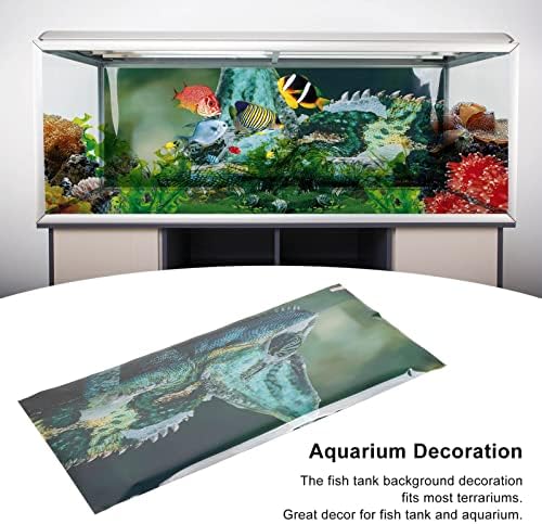 Стикер за аквариум Tgoon, Фон за аквариум с 3D Ефекти, Здрав за Акваскейпа (61 * 30 см)