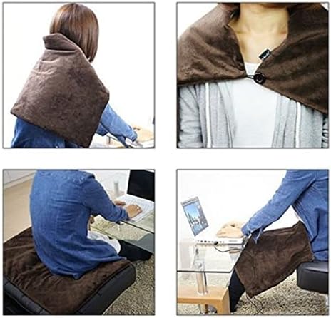 QDLZLG USB Електрическо Согревающее одеяло на раменете, шията, мобилен нагревателен кърпичка 5 В 4 W, Битови
