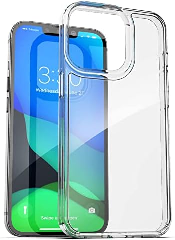 Калъф за носене на колан в джоба, предназначени за iPhone 13 PRO, Прозрачна Задна капачка с клип (2021), Прозрачен