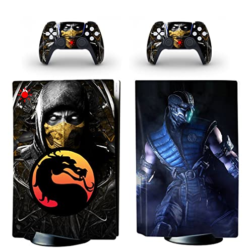 За PS4 SLIM - Игра Ninja Mortal Best War Kombat X Стикер на корицата на PS4 или PS5 За конзолата PlayStation