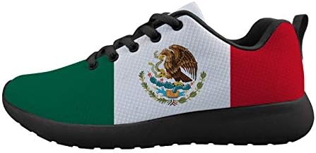owaheson Знаме на Мексико Мъжки Амортизационен Маратонки За Бягане, Спортни обувки за Тенис За разходки, Модерни