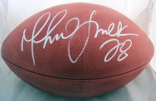 Маршал Фолк подписа на Уилсън на Футболната игра NFL JSA - Футболни топки С Автографи