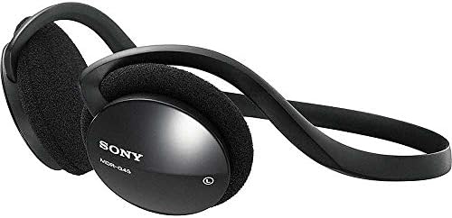 Слушалки Sony Mdr-G45Lp с шейным ръб в уличном стил (черна) - MDRG45LP