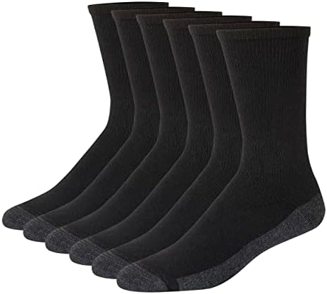 Мъжки изолирана чорапи за екипажа на Hanes, се предлагат в опаковки по 6, 8 и 12 броя