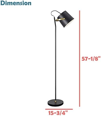 Aspen Creative 42001-54-1 под лампа, Матово черно с тапицерия от антични месинг, Размер: 15-3/4 L x 9-7/8W x