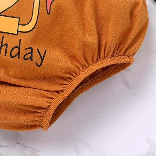 IBTOM ЗАМЪК За по-Малките Момчета Облекло За Първия Рожден Ден В стил Джунглата Гащеризон + Шорти + Y-Образни
