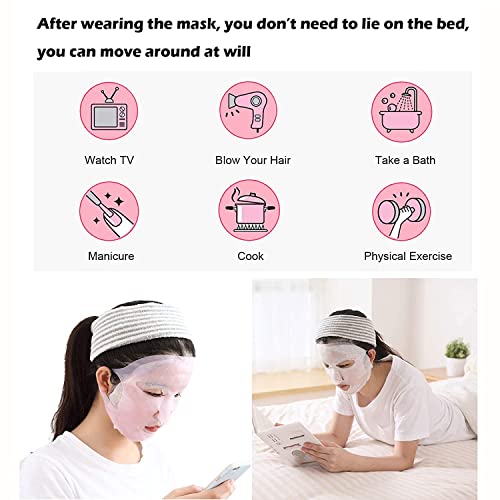 2 Опаковане на Силиконовата Увлажняющей маски за Забавяне на Изпарява Есенции маски, за многократна употреба