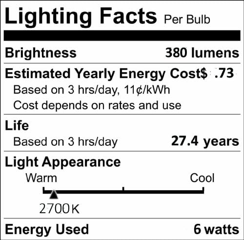 Ландшафтна лампа Kichler 18018 Висока Мощност 6W 12V LED 2700K 60-Градусная MR16 Bi-Pin, Топъл бял, 4 бр. в
