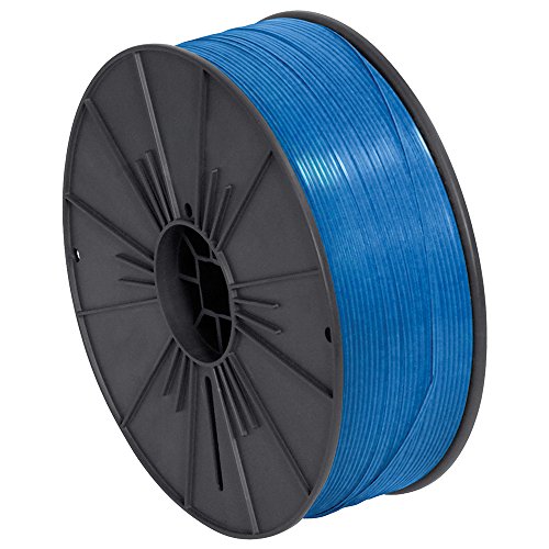 Пластмасова спирала спирала Aviditi Blue дължина 7000 фута за завязок нестандартни дължини, се използва за запечатване на пакети с хляб, подаръци и лакомства или за пресук