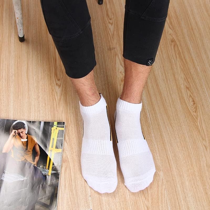 GPPZM Мъжки Мрежести чорапи до глезена, Дишащи Памучни спортни Чорапи, Ежедневни Спортни Летни чорапи с къс