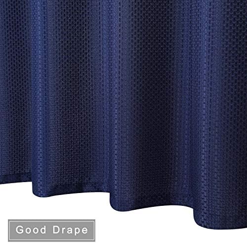Завеса за душ от дълга кърпа Haperlare с Вафельным переплетением Височина 78 см, Тежкотоварни Плътни Дълги Завеса