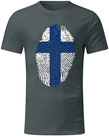 HDDK Мъжки солдатские Тениски с къс ръкав, Летни Тениски с отпечатъци от пръсти, Вяра, Исус, Върхове с принтом