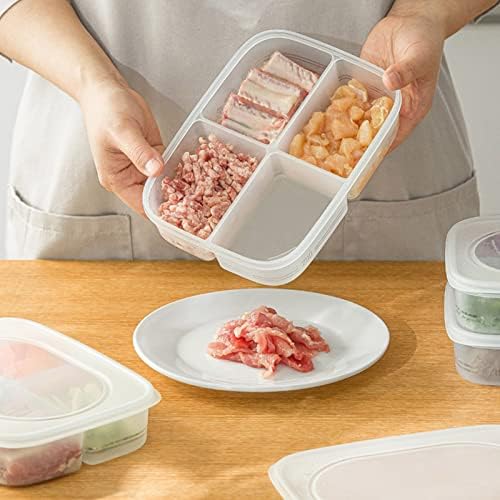 Кутията за Закуски Bento за Многократна употреба, Контейнери за Хранене С 4 Отделения За Училищната Работа И