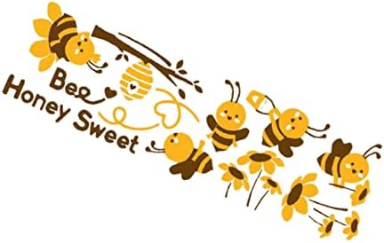 BESPORTBLE 1бр Beenies Сладки Мультяшные Пчелите Стикери За Стена Малка Пчела Стикер На стената Стикер На стената