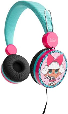 Изненада Л. Оа Л.! Детски слушалки за момичета HP1-01136 - Стереоразъем 3,5 мм над ухото с ограничение на силата
