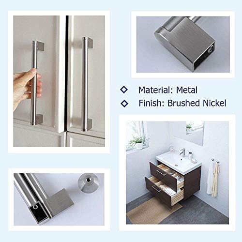 Чекмеджета за кабинет от полиран никел homdiy Modern - HDJ14SN За кухненски шкафове, 30 опаковки, Центрове за
