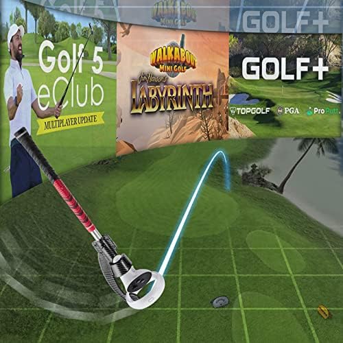 Стика за голф виртуална реалност за Oculus Quest 2, Дюза за стика за голф Oculus, Адаптер за стика за голф Oculus