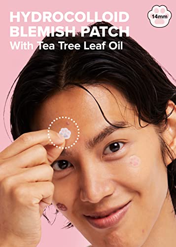 Маска от листа на чаено дърво I оросяване планина CARE - Ето една колекция от успокояващи маски за лице с чайным дърво (10 броя) + Гидроколлоидный помощ от акне - Timeout Blemish