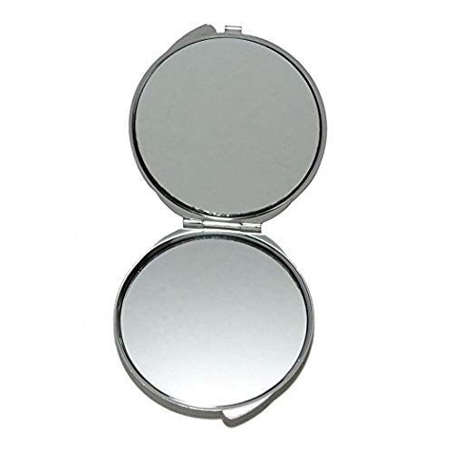 Огледало, огледало за грим, Забавен Сладък Мопс, карманное огледало, 1 X 2X Увеличение на
