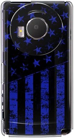 CaseMarket SoftBank LUMIX Phone (101P) Прозрачен твърд калъф от поликарбонат [ Черен американски флаг - Ню Мексико]