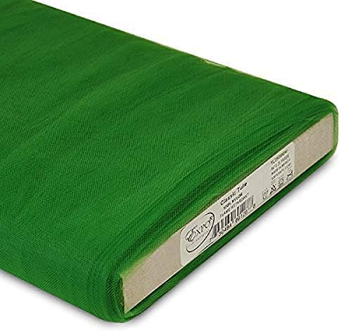 Изложение International 54-инчов класическа макара от найлон тюлевой тъкан, 25 ярда, emerald