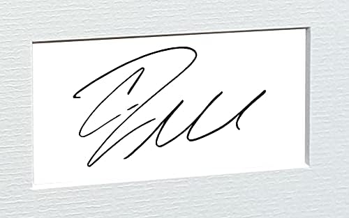 Чанти и Заключващи се шкафчета 12x8 A4 Кристиано Роналдо от Манчестър Юнайтед С Автограф Фоторамка за снимки, Плакат, Подарък, Черен, 323 мм x 342 mm x 1,5 мм