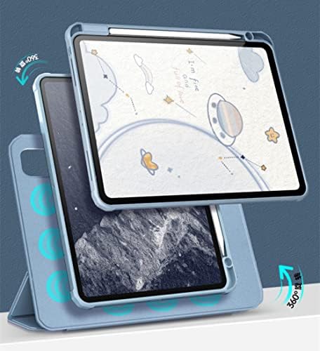 Калъф за iPad Air 5-то поколение 10,9 инча 2022, с възможност за завъртане на 360 градуса с помощта на Мощен