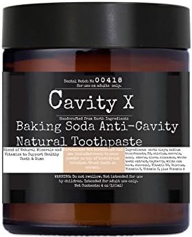 Натурален прах паста за зъби със Сода за хляб Cavity-X