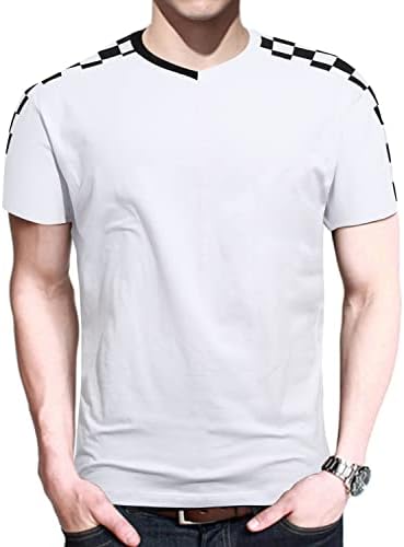 FRTCV Мъжка Тениска С Къс ръкав, Ежедневни Потници, Тениски Класически, Намаляване, Основни Ризи