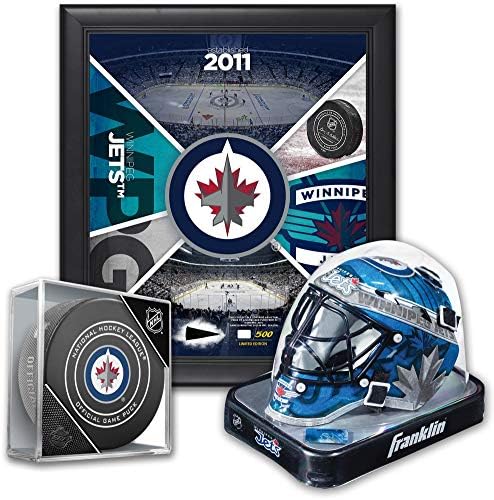 Комплект за сбирка на феновете на Winnipeg Jets Ultimate - Включва рамка Team Impact размер на 15 x 17 инча,