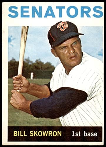 1964 Топпс # 445 Бил Скоурон Вашингтон Сенатърс (Бейзболна картичка) VG/БИВШИ сенатори