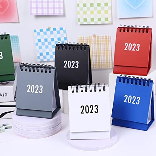 Engjajo 2023 Настолен Календар, Постоянен Мини Настолен Календар График Офис бележки Подходяща за офис и семейство