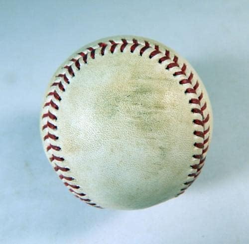 2022 Ню Йорк Метс Марлинс Използвани Бейзболни топки Карлос Караско Кей Бърти страйкаут - Използваните Бейзболни топки
