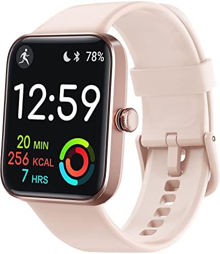 Смарт часовници aeac за жени и мъже, фитнес тракер със сензорен екран 1,69 за iPhone, телефон с Android, IP68,