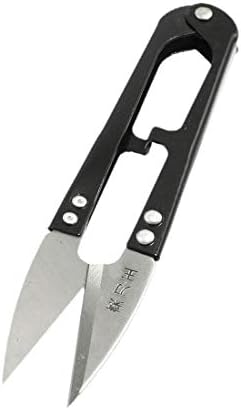 Нови ножици за бродерия на кръстат бод от черна пластмаса прежда Lon0167 с остра Мини-стабилна дръжка Thrum