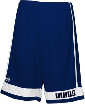 Мъжки баскетболни шорти с ниска Интензивност засаждане, Бял / Тъмно син, XX-Large