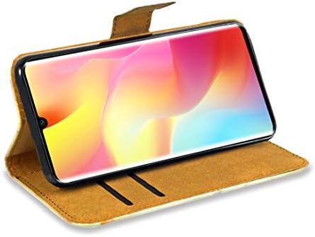 Калъф WenTian Xiaomi Mi Note 10 Lite Case, CaseExpert® с красив Дизайн, Кожена Поставка, Флип-Портфейл, Чанта,