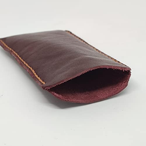 Чанта-кобур от естествена кожа за Samsung Galaxy A90 5G, Калъф за вашия телефон ръчна изработка от естествена