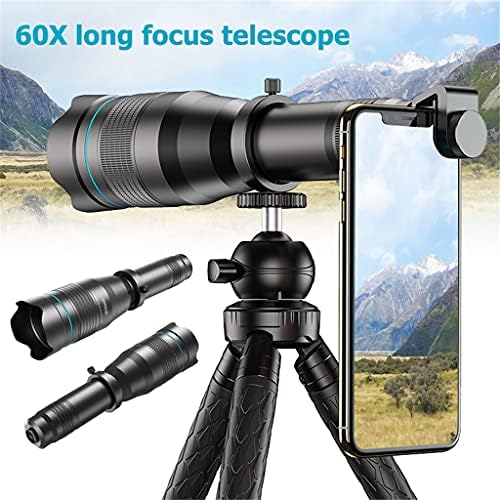 QUESHENG 60X Обектива на камерата на телефона е с Супертелеобъективным Увеличение Монокуляр Телескоп за Плажни