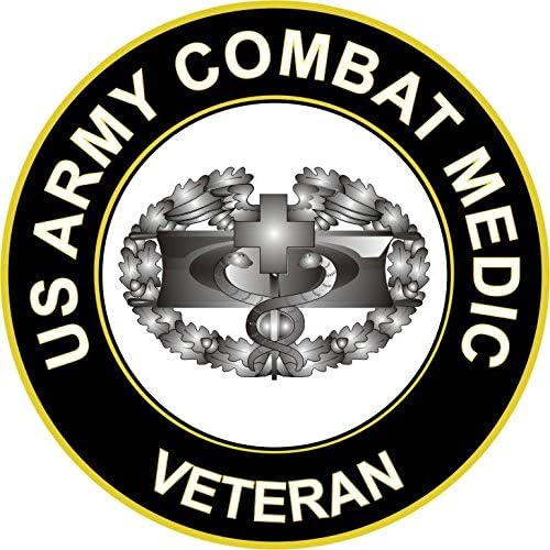 Армейски Бойни Медик Ветеран от Армията на САЩ Броня Стикер Стикер За Лаптоп Стикер На Прозореца
