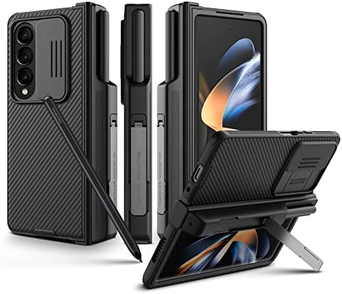 Калъф Nillkin Samsung Galaxy Z Fold 4 с притежателя на S Pen и защита срещу електрически вериги [Скрита поставка]