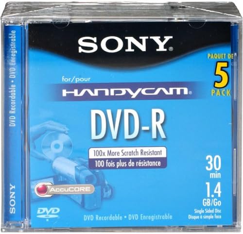 Sony 8см DVD-R с Hangtab 5 опаковки - 5DMR30R1H