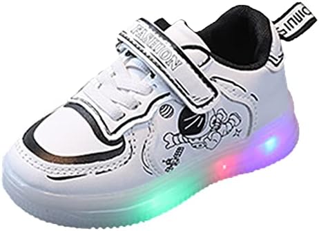 Детски обувки с led подсветка, Ежедневни обувки за Момчета и Момичета, Студентски Бяло и Розово Сладко Спортни